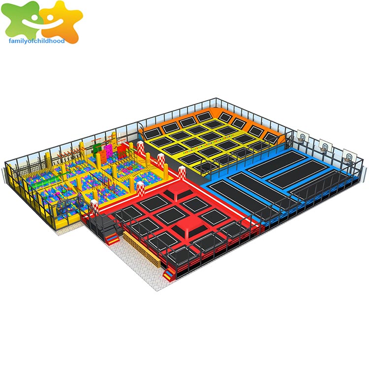 Trampolines comerciales para parque, trampolines redondos a la venta