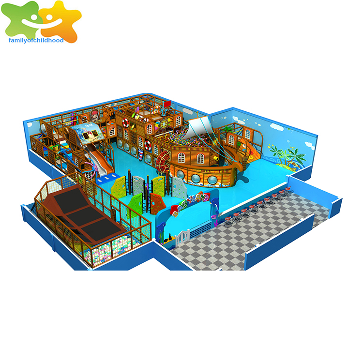 Pirate Ship Theme Indoor Playground Kids Indoor Play Center Area Equipment kids soft play equipment