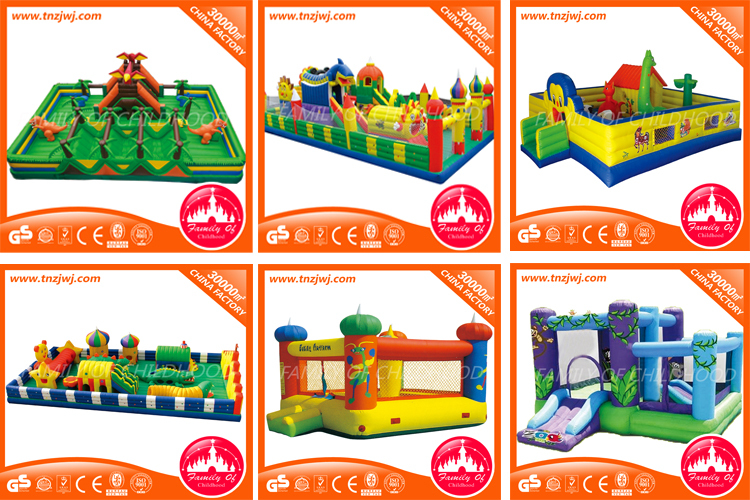 Castillo hinchable de PVC, equipo de juegos inflable para niños al aire libre