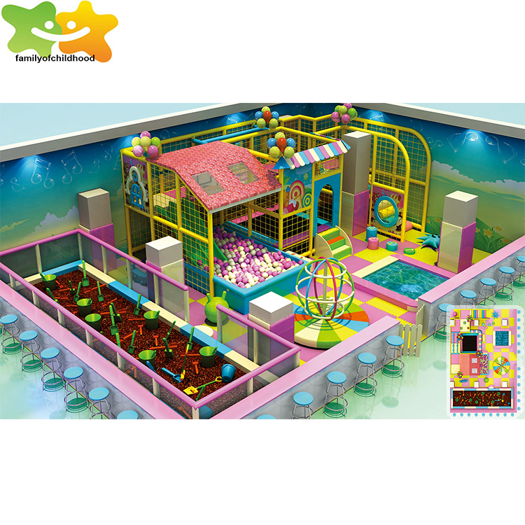 Children Playground Area Kids Indoor Toy Playground Equipment For Sale