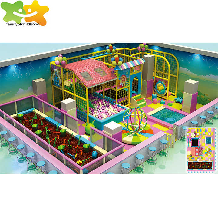 Children Playground Area Kids Indoor Toy Playground Equipment For Sale