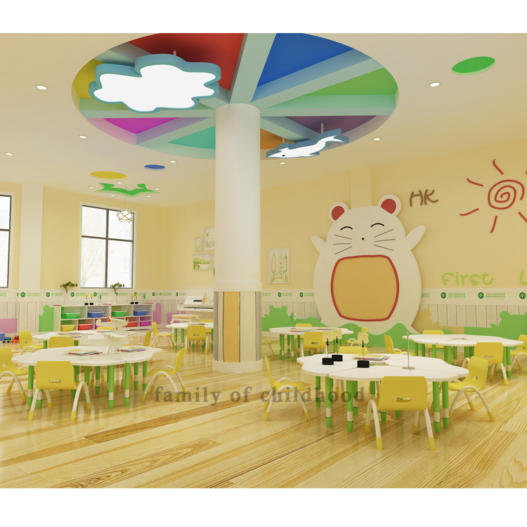 Factory Supply Kindergarten School Furniture Desks And Chairs Preschool Classroom Furniture