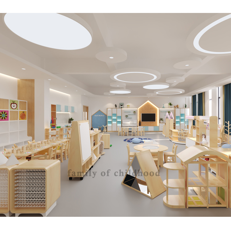 Childcare Center Wood Furniture Chairs And Tables Preschool Furniture Manufacturer