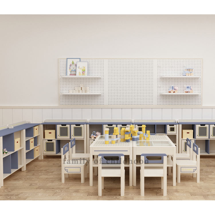 Children School Classroom Furniture Preschool Furniture White Table And Chair