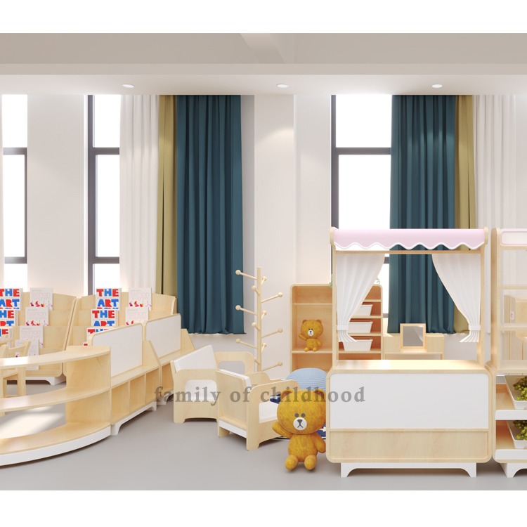 Nursery School Furniture Kids Room Storage Cabinet Table Desk Furniture