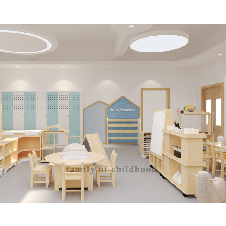 Nursery school wooden furniture