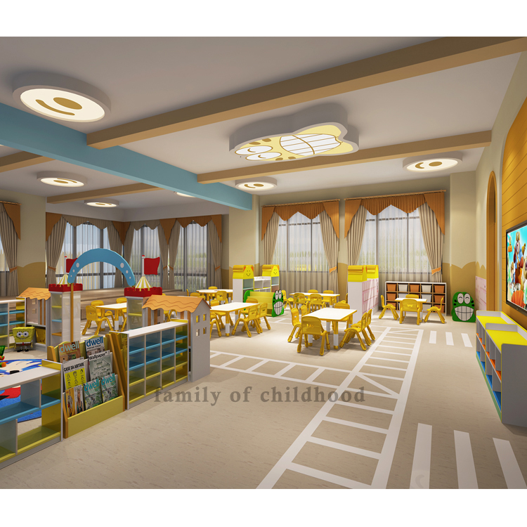 New Product Children Study Room Plastic Furniture Nursery School Preschool Furniture Sets