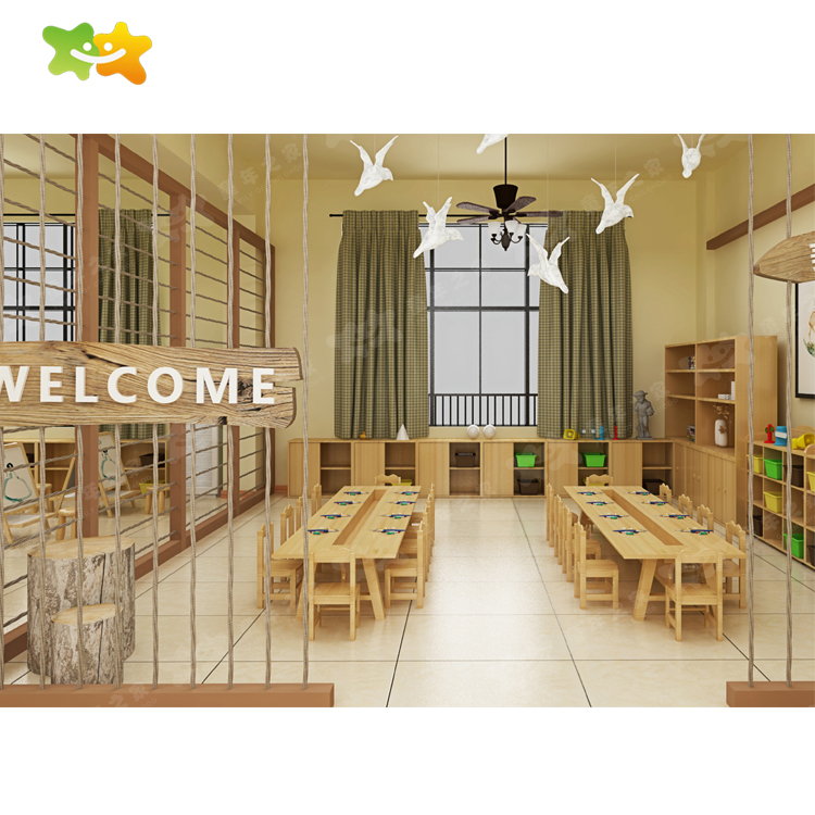 Kindergarten Wooden Kids Furniture Preschool Child Classroom Furniture