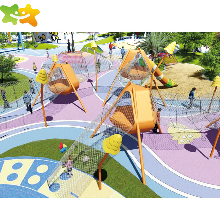 children play theme park outdoor playground equipment manufacturer