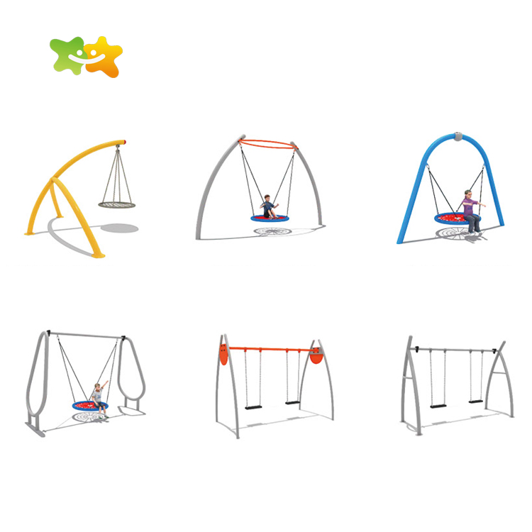 kindergarten outdoor playground kids outdoor plastic garden swing slide