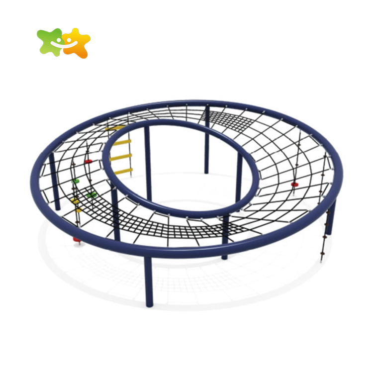 Kids Play Fun Outdoor Games Playground Equipment Climbing Rope Net For Kids