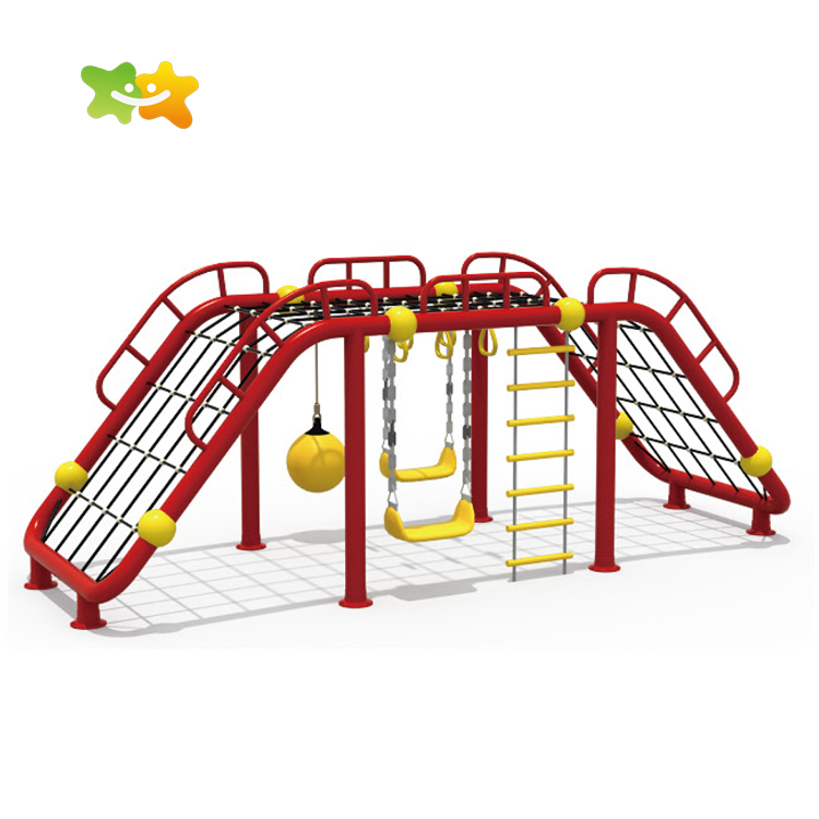 Safety kindergarten Outdoor Rope Climbing Net Playground For Child