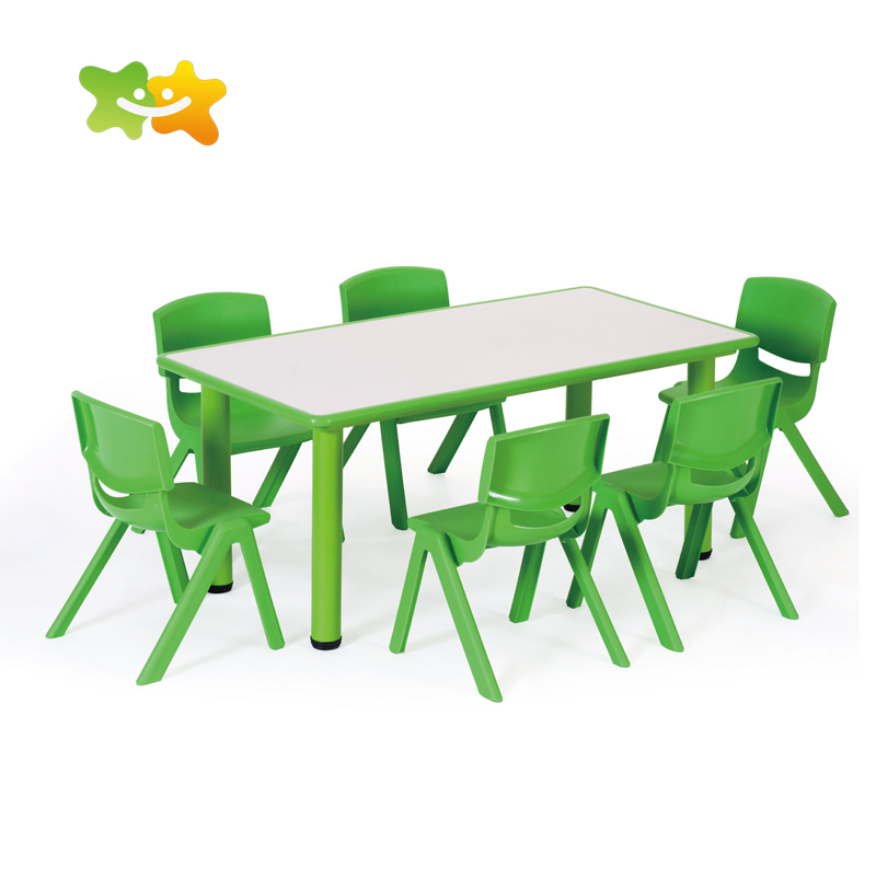 Children Plastic Desk and Chair